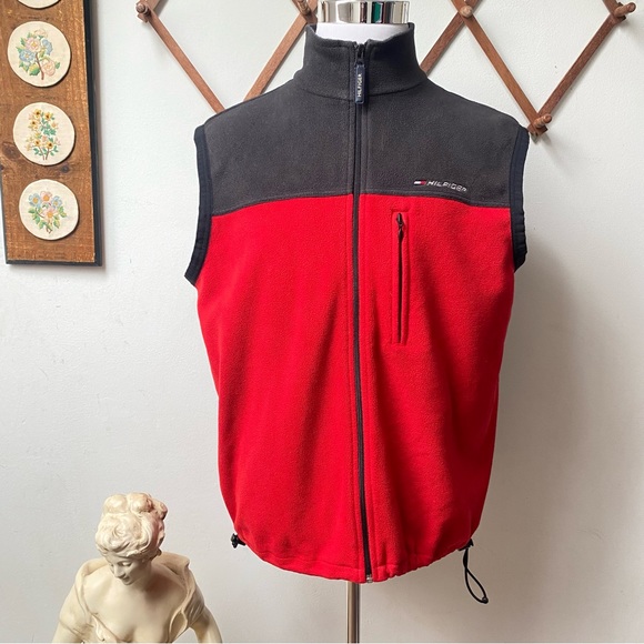 Vintage Tommy Hilfiger Fleece Zip Up Vest - Picture 16 of 16